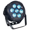 LIGHT4ME Black PAR 7x10W RGBWA LED
