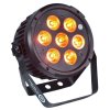 LIGHT4ME Black PAR 7x10W RGBWA LED