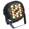 LIGHT4ME Black PAR 30x3W RGBA-UV LED