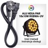 LIGHT4ME ALU QUAD PAR 18x6W RGBW