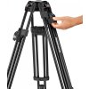 Manfrotto Nitrotech 612 + 645 Fast Twin Alu Tripod