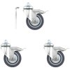 Manfrotto Wheel Set Diameter 75 With Brakes