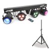 MAX PartyBar s 2x LED Par a 2x Jellymoon RGBW
