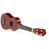 MAX UKEY Set ukulele a příslušenství, hnědý