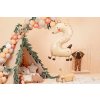 PartyDeco Foliový balón číslo 2 - Srna 65x102 cm mix