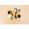 PartyDeco Foliový balón číslo 4 - Tucan 68x91 cm mix