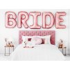 PartyDeco Foliový balón Bride 280x86cm rose zlatý