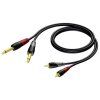 Procab CLA631/3 - 2x Jack 6,3 - 2x RCA - 3m