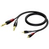 Procab CLA631/5 - 2x Jack 6,3 - 2x RCA - 5m