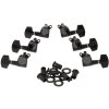 Razzor Guitar Tuners 3+3 Black