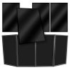 STAND4ME DJ Screen Lycra Black