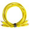 UDG Ultimate Audio Cable Set RCA - RCA Yellow Straight 1,5m