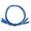 UDG Ultimate Audio Cable Set RCA - RCA Blue Straight 3m