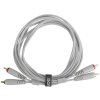 UDG Ultimate Audio Cable Set RCA - RCA White Straight 3m