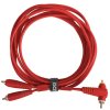 UDG Ultimate Audio Cable Set RCA Straight - RCA Angled Red 3m