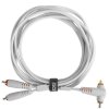 UDG Ultimate Audio Cable Set RCA Straight - RCA Angled White 3m