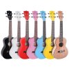 V-TONE UK23 BK Akustické koncertní ukulele 23" černé + pouzdro