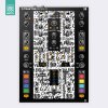 Doto Design Skin Traktor Kontrol Z2 SCRATCH STYLE White