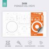 Doto Design Skin DDJ-REV5 OW Orange-White