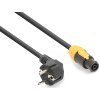 Power Dynamics CX14-1B Powerconnector Tr IP65 - kabel Schuko 1,5 m BULK