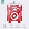 Doto Design Skin CDJ-2000 FULL COLORS Aurora Red