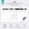 Doto Design Skin DDJ-GRV6 SRT FULL COLORS White