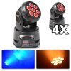 BeamZ Set 4 pohyblivých hlav MHL74, barva černá