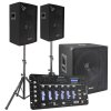 Skytec 2.1 Complete DJ Live Set 1100W s mixpultem a kabely