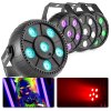 BeamZ PLP Sada diskotékových světel na baterie - 2x RGB spot + stroboskop + blacklight