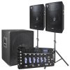 Skytec 2.1 Complete DJ Live Set 1600W s mixpultem a kabely