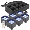 BeamZ BBP94 Set 6x Uplight PAR s přepravní brašnou