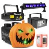 BeamZ S553L Halloween Edition Set s náplní 250ml, UV LED barem, stroboskopem a laserem