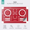 Doto Design Skin DDJ-FLX2 FULL COLORS Aurora Red