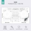 Doto Design Skin DDJ-1000 RB FULL COLORS White