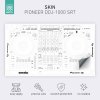 Doto Design Skin DDJ-1000 SRT FULL COLORS White