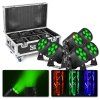 BBP66 Set 6ks LED Uplight reflektorů s vestavěným akumulátorem v kufru