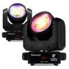 beamz cobra wash100 led moving head cw ww with led ring 2 pc