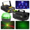 Disco Lights Set s laserem, jelly ball efektem a mlhovačem