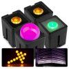 KUBE20BK Set 4ks LED Uplight reflektorů, voděodolný IP65, černý