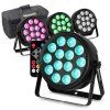 beamz bcc145 flat par 14x 4w rgbw 4 pcs in flightbag
