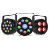 PLF LED PAR Set 3 různých party reflektorů