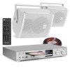 power dynamics pdw5w passive speaker kit with bolzano tuner and cables white