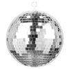 Fuzzix MB20ML Zrcadlová koule 20cm s motorem s LED podsvícením