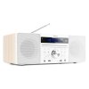 Audizio Prato mikrosystém s FM/DAB+, CD, USB a Bluetooth, bílý