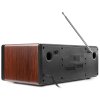 Audizio Prato mikrosystém s FM/DAB+, CD, USB a Bluetooth, tmavé dřevo