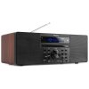 Audizio Prato mikrosystém s FM/DAB+, CD, USB a Bluetooth, tmavé dřevo