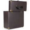 Audizio RC32 Vinyl record case dark wood