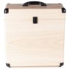 Audizio RC32 Vinyl record case light wood