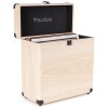 Audizio RC32 Vinyl record case light wood