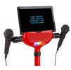 Fenton KSM15R Karaoke Stage sada červená se svítící podložkou